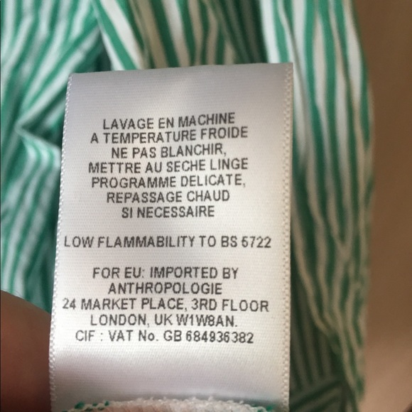 Anthropologie Wilkes Striped Wrap Dress - Picture 6 of 6